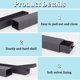 thumbnail image 4 of Caja de regalo para joyas con cajón negro, 16 unidades, 20,8 x 4,3 x 3,3 cm, rectangular, de cartón, con forro de terciopelo., 4 of 9