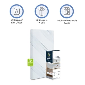 Serta Signature Dual Sided 5" Crib and Toddler Mattress