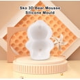 thumbnail image 3 of Molde de silicona Toystoory decorativos tridimensionales antiadherente reutilizable blanco, 3 of 6