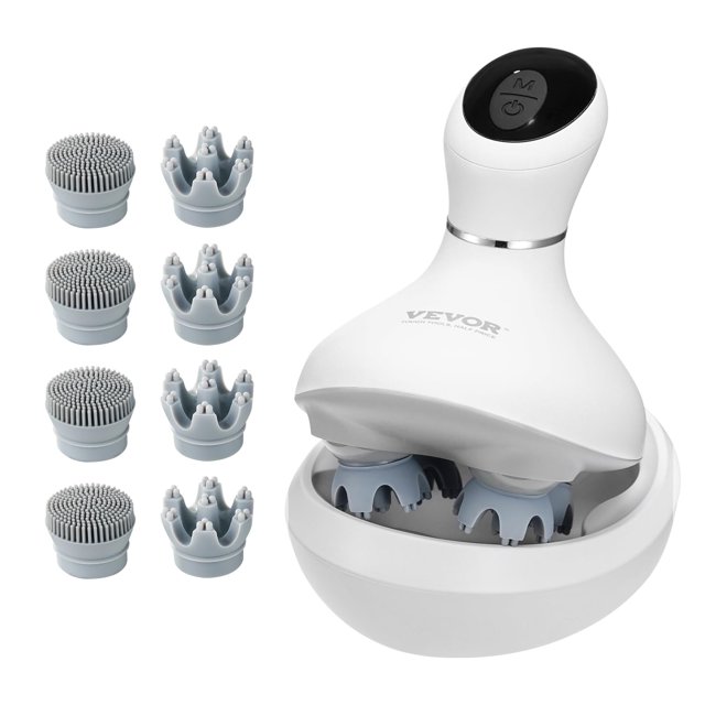 Masajeador eléctrico VEVOR para cabello y cuero cabelludo inalámbrico con 484 nodos