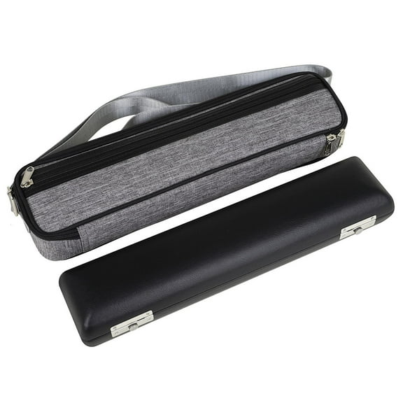 B Foot Flute for Case Cover Bag with Carry Handle Shoulder Strap PU Leather Flute for Case Box Handbag for 16 Hole 17 Ho