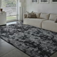 thumbnail image 5 of PureCozy 8'x10' Shag Area Rugs for Living Room Bedroom Dining Room Office Farmhouse, Plush Indoor Decorative Long-haired Large Black Rugs Carpet, Black, 5 of 5
