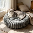 thumbnail image 4 of Round Calming Donut Pet Bed for Small Dogs and Cats, Washable Cozy Cuddler, 40x40cm, 4 of 7