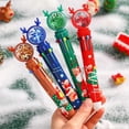 thumbnail image 1 of Christmas 10 Colors Cute Ballpoint Pen Retractable Christmas Animal Ballpoint Pens for Office School Supplies Students, 1 of 4