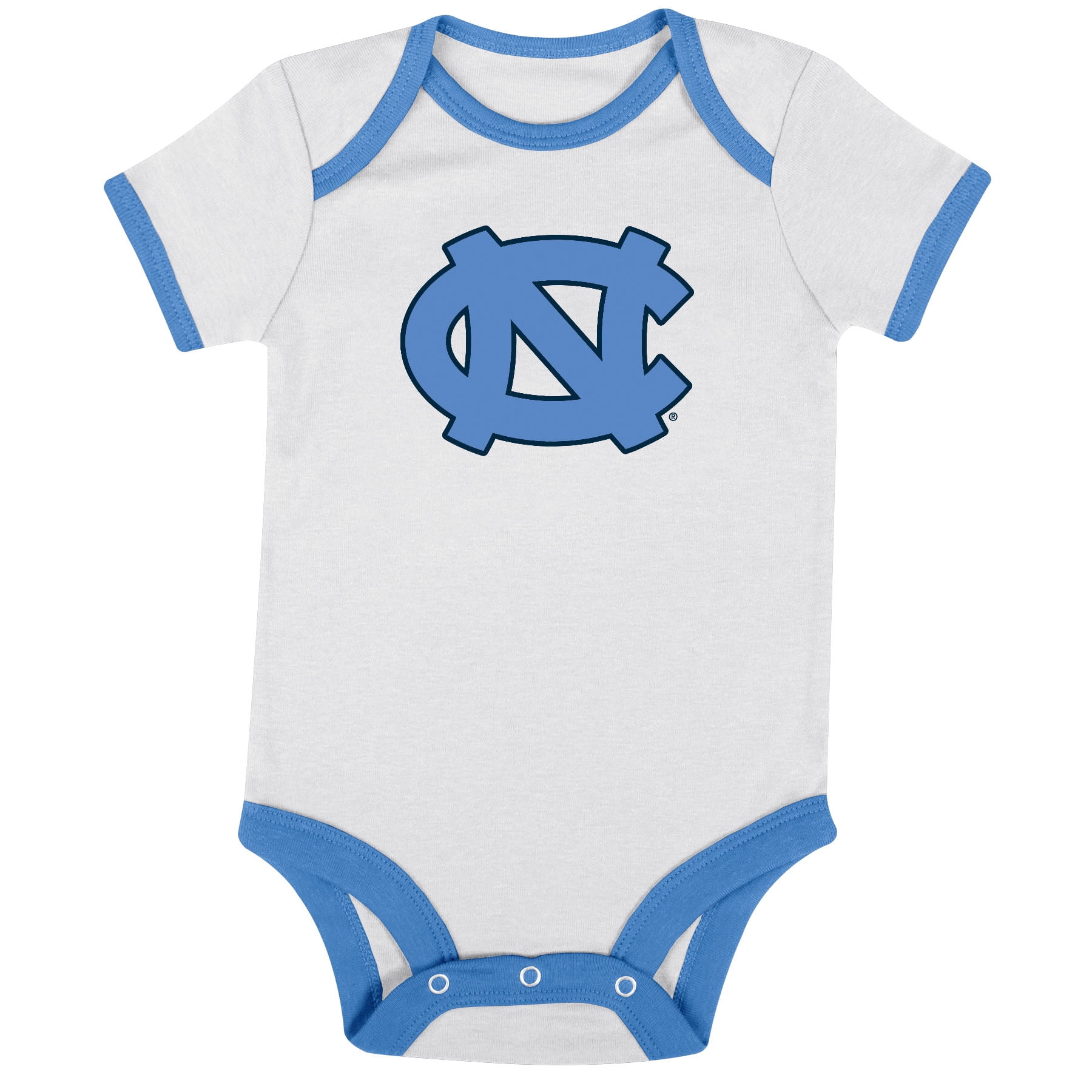 NCAA North Carolina TarHeels Infant & Toddler Onesies, 3-Pack