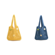 thumbnail image 1 of Bolso Mano Tejido para Mujer Hombro Con Flores A La Playa Verano () Amarillo, 1 of 8