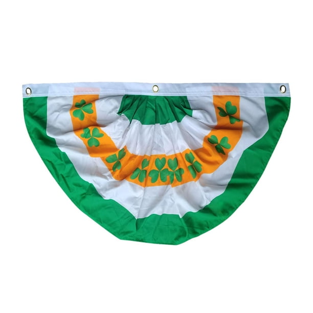 CALLE. Bandera del Día de San Patricio, banderines, decoración de banderines, bandera irlandesa, Irlanda 45cmx90cm