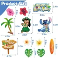 thumbnail image 1 of Juego de tarjetas para insertar y decorar tartas de cumpleaños Lilo & Stitch Disney azul, 1 of 4