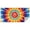 Rainbow Tie Dye, variant on Rainbow Tie Dye Sunburst Rectangle Tablecloth 60"x84",Waterproof Polyester Rectangle Table Cloth, Wipeable Spillproof Polyester Tablecloth for Dining, Camping, Indoor and Outdoor