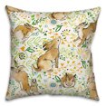 thumbnail image 2 of Creative Products Playful Bunnies 16 x 16 Spun Poly Pillow, 2 of 3