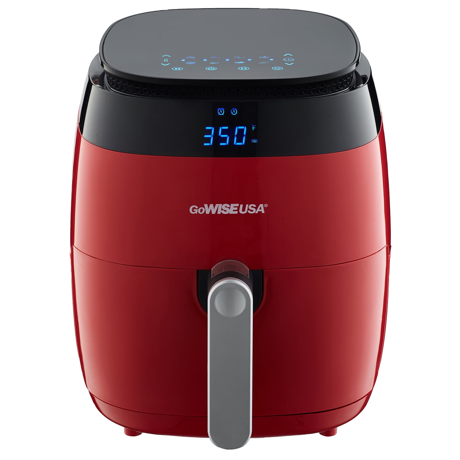 GoWISE USA® 5.8 qt. Air Fryer with 6-Piece Accessory Set in Red