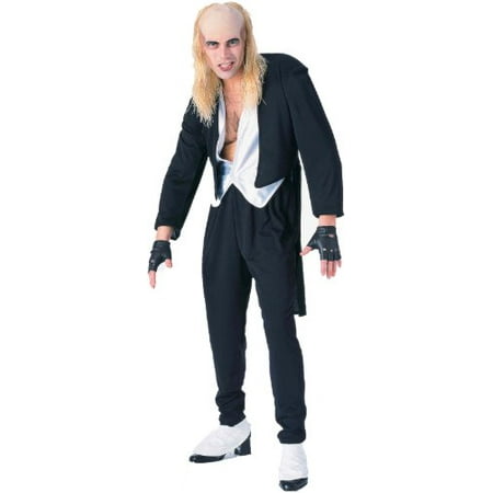 forum the rocky horror picture show riff raff complete costume, black, standard (fits up to chest size 42)