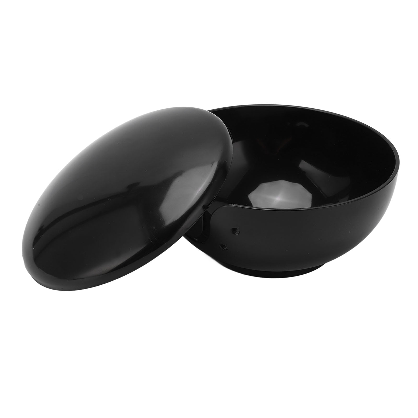 Yarn Bowl With Lid Durable Plastic Glossy Exquisite Texture Keep Clean