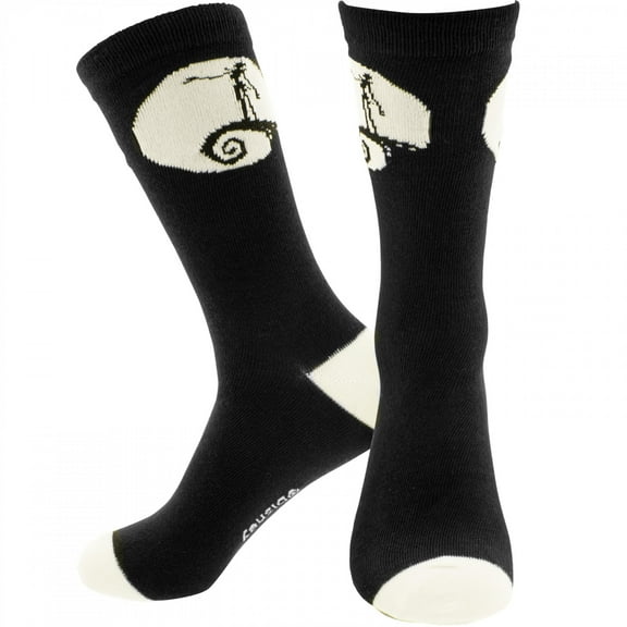 The Nightmare Before Christmas Spiral Hill Crew Socks