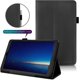 thumbnail image 2 of Leather Case Compatible with Lenovo Tab M8 HD 8.0 Inch 2019 Release (TB-8505F/8505X) Tablet, Multi-Angle Viewing Leather Slim Lightweight Protective S, 2 of 4
