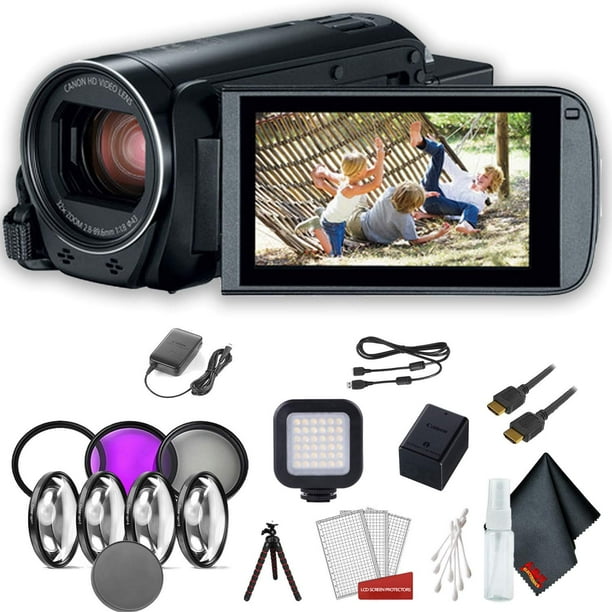 Canon VIXIA HF R800 Camcorder (Black) Standard Accessory Bundle