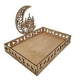 thumbnail image 3 of Promotions! Festival Party Decor Moon Star Wooden Ramadan Decoration for Home Ramadan Kareem Gifts Food Tray, 3 of 6