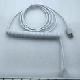 thumbnail image 2 of husxh Mechanical Keyboard Data Cable Coiled Aviator Wire Type-C to USB Plug-in Cable, 2 of 9