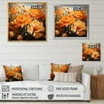thumbnail image 4 of Designart "A Melody of Gold The Marigold s Beauty I" Floral Floater Framed Canvas Print, 4 of 7