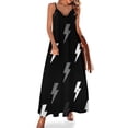 thumbnail image 1 of Vestido sin mangas con estampado de truenos, vestidos para ocasiones oficiales, vestidos de fiesta, vestidos de dama para ocasiones especiales, 1 of 7