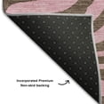 thumbnail image 5 of Addison Rugs Mayfield Premium Machine Washable Transitional Animal Print Brown Rectangle Rug, 8' x 10', 5 of 6