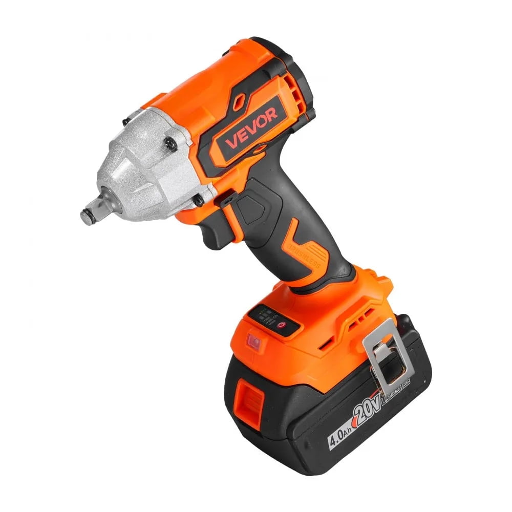20V Cordless Impact Wrench 3/8", 380Nm Brushless, 4Ah, Sockets, 2600RPM For Automotive & DIY
