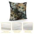 thumbnail image 4 of Qinduosi Abstract Cat Linen Throw Pillow Case,  Inch Set of , Gifts for Cat Lover, Funny Cat Pillow, Children Room Decoration, Cat Owners Gifts, Cat Theme Room Decor, Cushion Cover for Sofa Couch Bed, 4 of 5