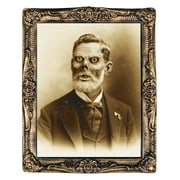 Seasonal Visions Pappy Fungus Holographic Framed Portrait Halloween Decoration - 21 in x 17 in