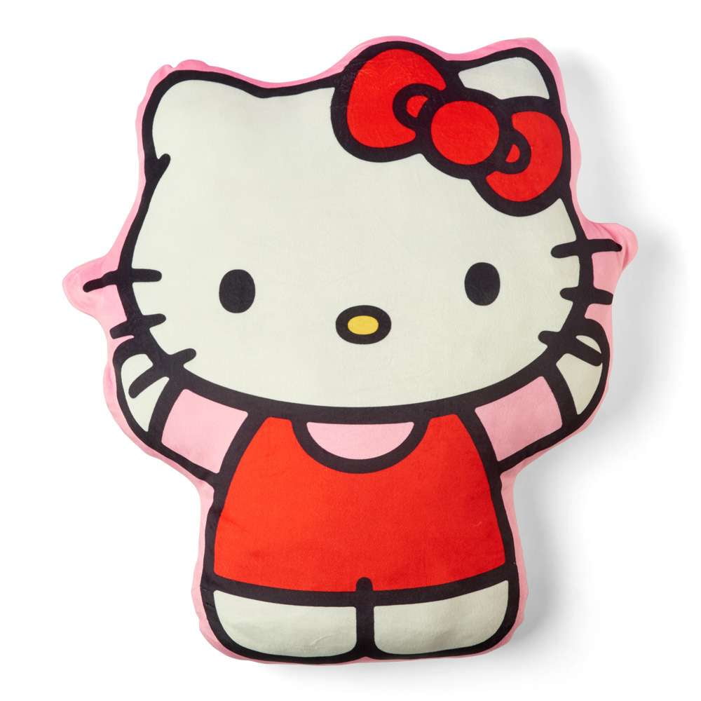 Hello Kitty Hurrah Kitty Cloud Pal Pillow, 23 x 12 inches – Ultra Soft Plush Character Pillow for Kids