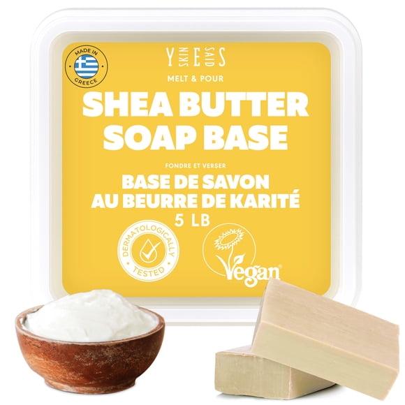 Base de jabón Skin Said Yes con manteca de karité 2.27 kg orgánica y vegana