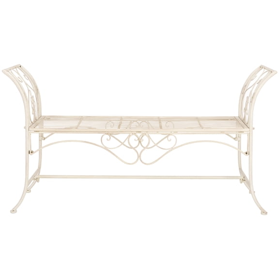 Safavieh Adina Indoor/Outdoor Wrought Iron Rustic Garden Bench