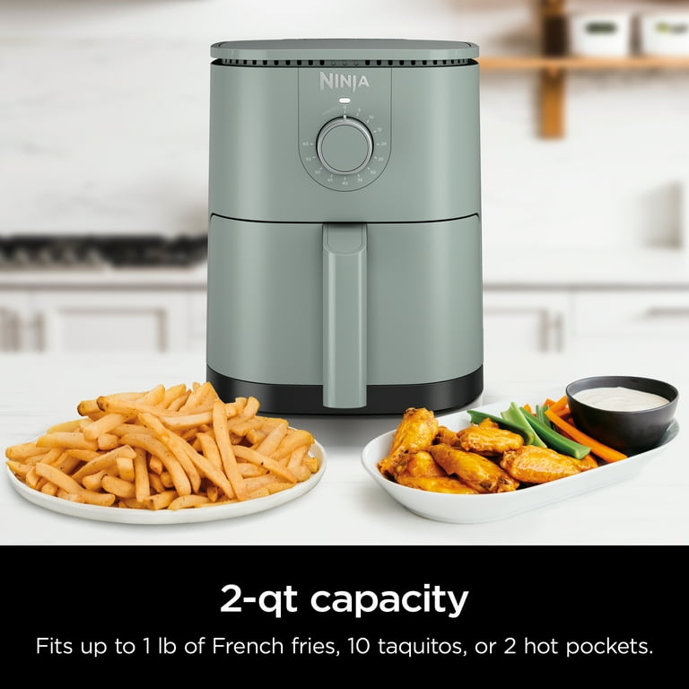 Ninja Mini 2 Qt Air Fryer w/ Quick Set Timer, Compact and Nonstick