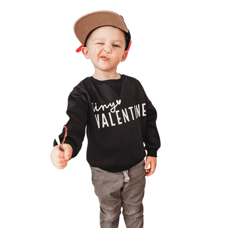 

Ma&Baby Infant Baby Boys Girls Valentine s Day Pullover Long Sleeve Letter Print Sweatshirt for Spring Autumn