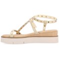 thumbnail image 2 of Journee Womens Lindsay Buckle Platform Sandals, 2 of 9