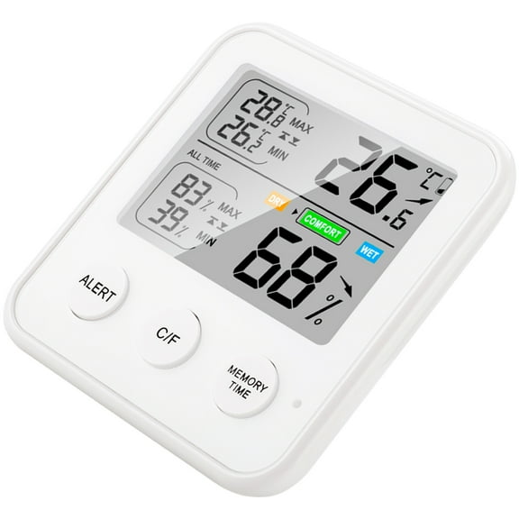 Pack of 2 Hydrometers for Measuring Humidity in Car Thermometers