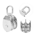 thumbnail image 4 of M50 Double Pulley Block, Versatile 400KG Loading Lifting Double Pulley Block 360 Degree Rotatable Heavy Duty  for Indoor Outdoor, 4 of 8