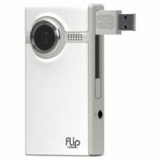 Flip Video F130W Digital Camcorder, 1.5" LCD Screen, 1/4" CMOS