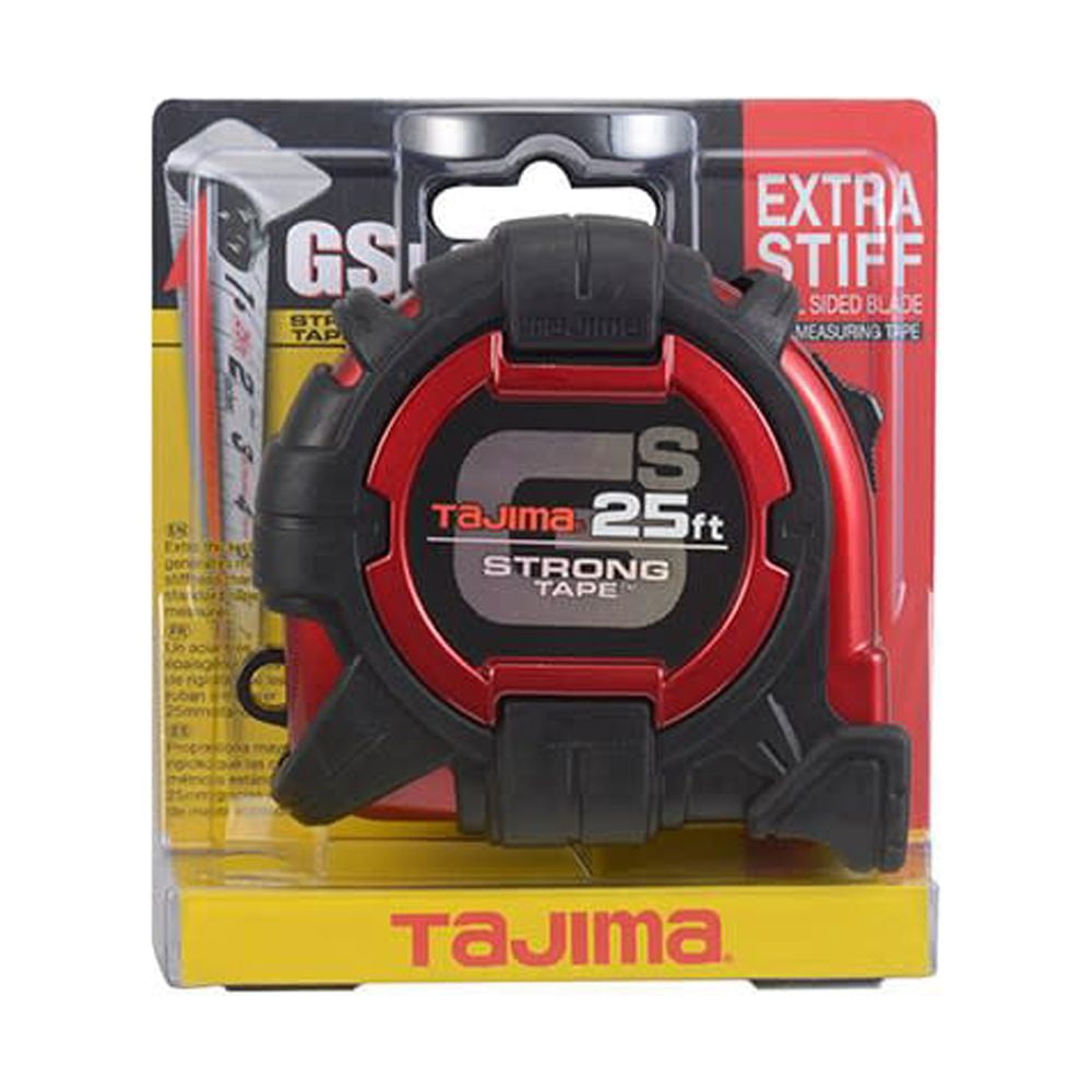 Tajima 25 Ft. X 1.1 In. Extra Stiff Dual Sided Blade Measure Tape
