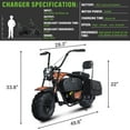 thumbnail image 2 of Oryxearth OEM36 Basic Electric Dirt Bikes, 36v 1000W Powered Mini Bicycle for Teens and Adults, up to 22 mph, Orange, 2 of 6