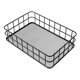 thumbnail image 5 of Cesta de alambre para encimera, organizador grande de metal resistente, apilable y para el hogar L, 5 of 9