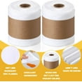 thumbnail image 4 of 30 Pack Reusable Toilet Paper Towels No Tear Bidet Towels Washable Toilet Paper Bulk Paperless Rolls Cotton Treadmill Family Cloth Wipes (White), 4 of 5