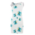 thumbnail image 5 of Vestido sin mangas con hombros descubiertos y cuello redondo estampado a la moda de verano para mujer Pompotops  ghjkhdj5900, 5 of 5