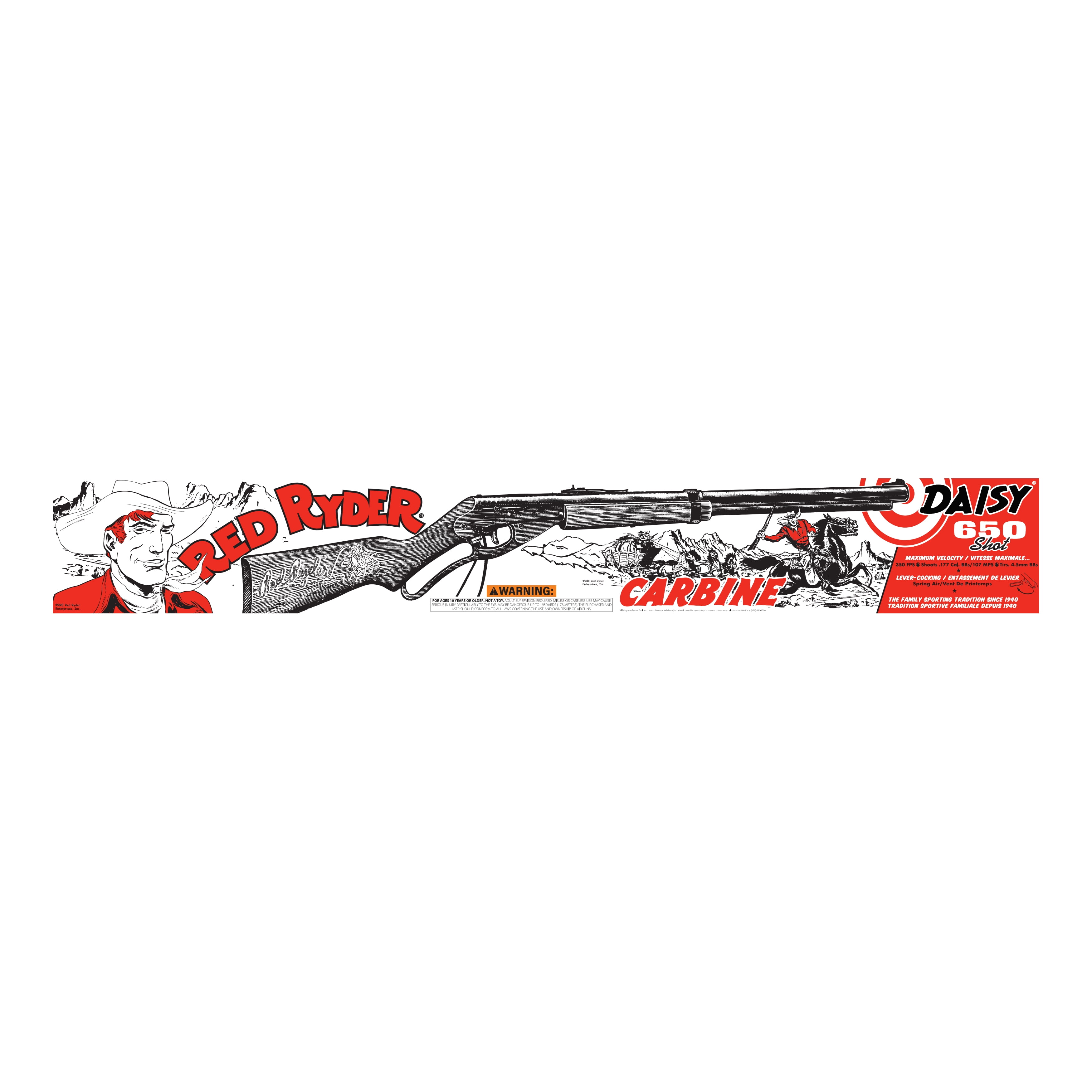 Daisy Youth Line 1938 Red Ryder .177 BB Spring Power Air Rifle