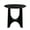 4#Black, variant on Coffee Tables 25" Round End Table, Wooden Side Table,Night Stand for Living Room ,Reception Room,End Tables
