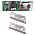 thumbnail image 4 of 2pcs Garden Shredder Chipper Blade Tool Durable Double Sided Fit For, 4 of 5