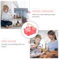 thumbnail image 3 of OULII 10Set Mini Grocery Basket Miniature Design Red Storage for Supermarket Simulation, 3 of 8