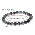 thumbnail image 2 of EOEMY Natural Gemstone Beads Buddha Head Beaded Men Womens Lava Bead Handmade Bracelet-176-104, 2 of 2