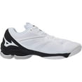 thumbnail image 6 of Mizuno Wave Lightning Z6 Women's Volleyball Shoe, Size 8.5, White-Black (0090), 6 of 7
