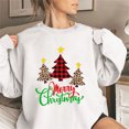 thumbnail image 1 of Kcavykas Chandail à Capuchon pour Femmes 2025, Haut de Mode Coloré de Noël à Col Rond pour Femmes, Chandails à Manches Longues, 1 of 3