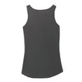 thumbnail image 2 of Plus Size Ollie Graphic Lady's Core Cotton Tank Top - Charcoal XL, 2 of 2